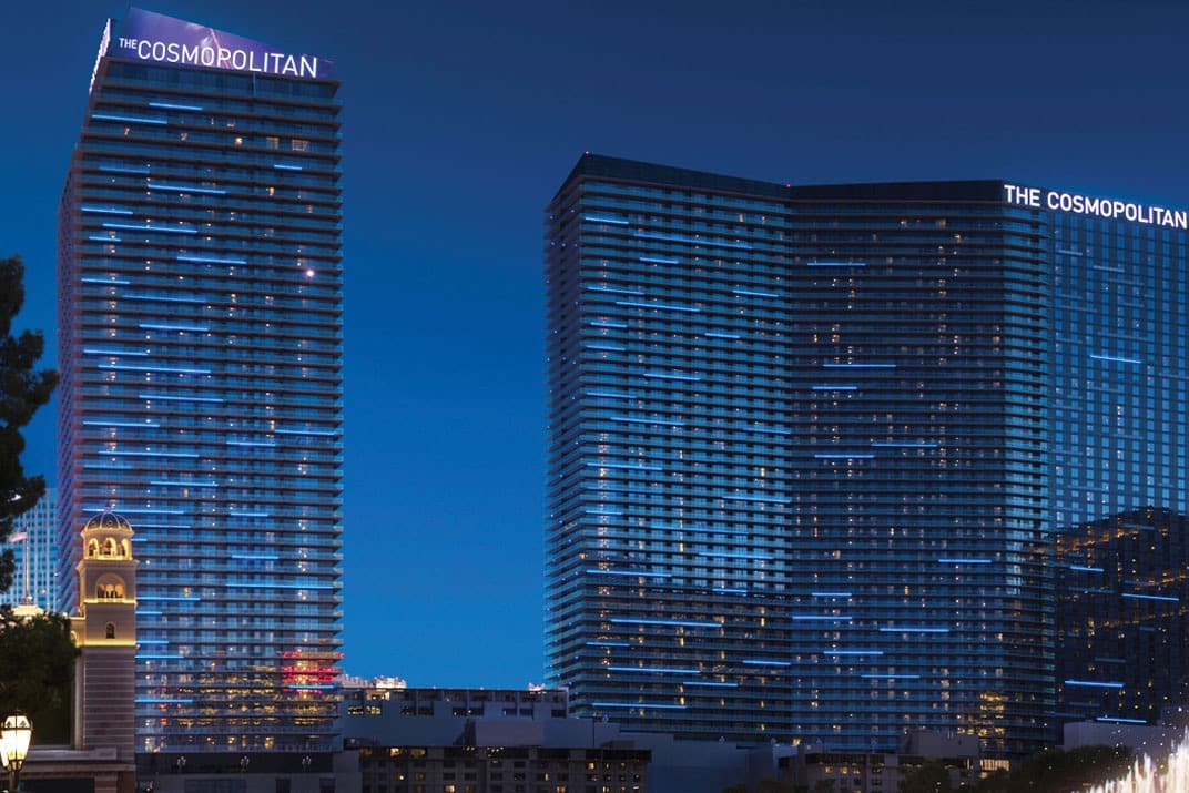 The Cosmopolitan, Las Vegas: a venue that serves with SHTOX glassware